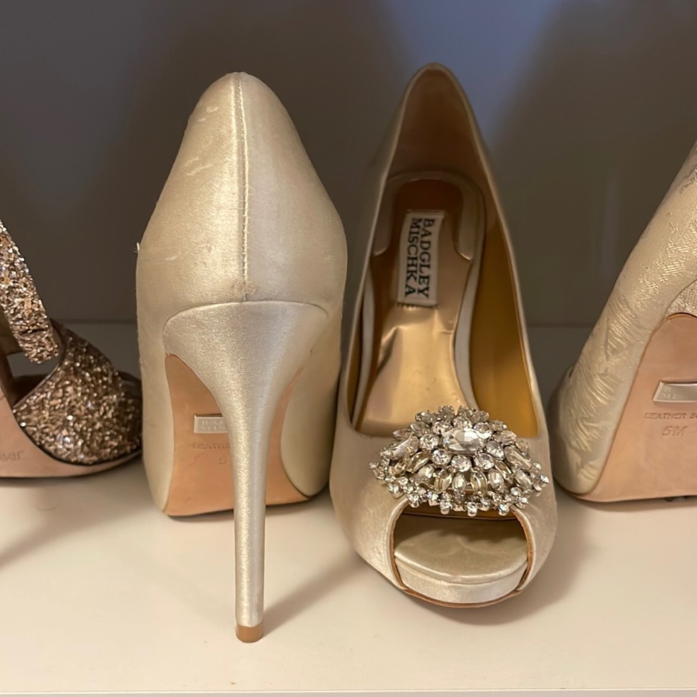 Badgley Mischka heels (3pairs)